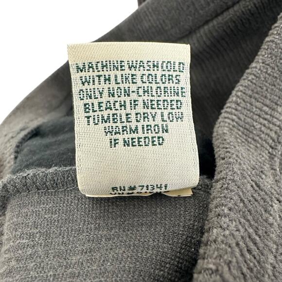 L.L. Bean Dark Gray Ribbed Casual Pullover Lounge Pants Size XL Cabin Cozy - Picture 11 of 11